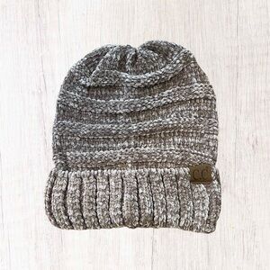 C.C Velvet Light Brown‎ Beanie